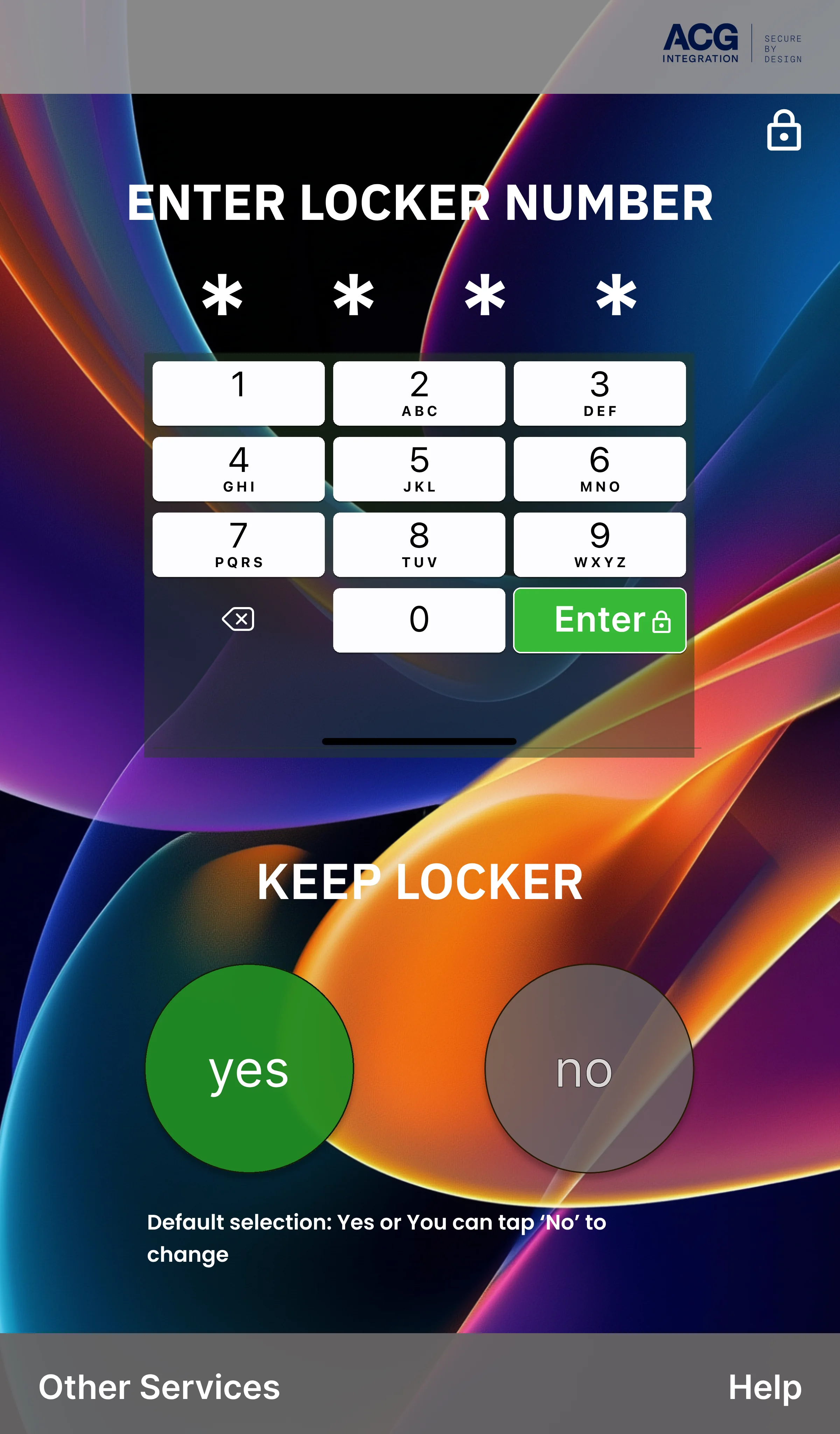 Smart Locker UI detail 4