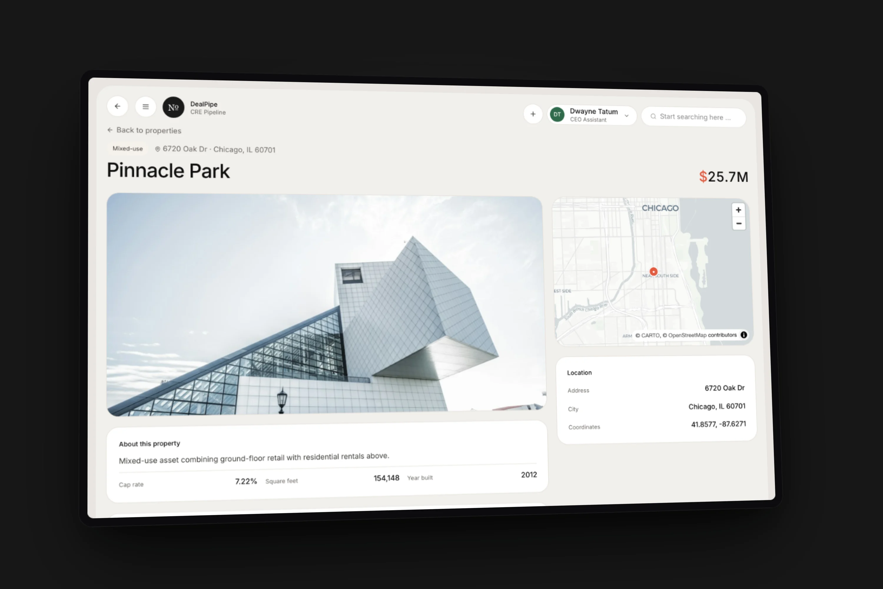 CRE Deal Platform detail 2